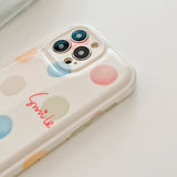 Boogzel Apparel Smile Dots iPhone Case, view 3