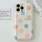 Boogzel Apparel Smile Dots iPhone Case, view 4