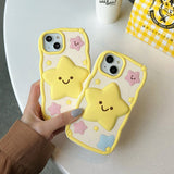 Boogzel Apparel Smile Face Star iPhone Case, view 2