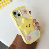 Boogzel Apparel Smile Face Star iPhone Case, view 3