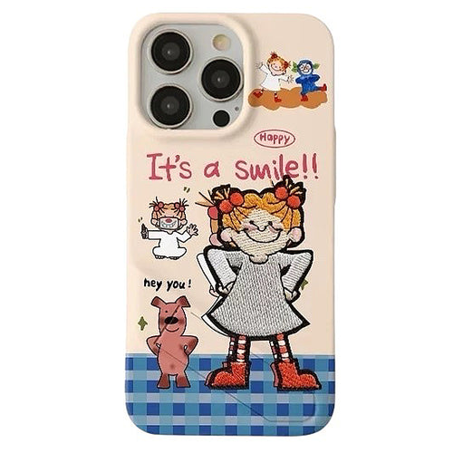 Boogzel Apparel Smile Girl iPhone Case