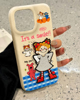 Boogzel Apparel Smile Girl iPhone Case, view 2