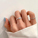 Boogzel Apparel Smile Pearl Ring, view 3