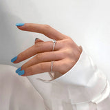Boogzel Apparel Smile Pearl Ring, view 5