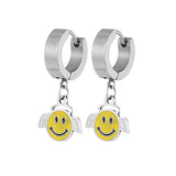 Boogzel Apparel Smiley Angel Earrings, view 2