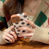Boogzel Apparel Smiley Dot Print iPhone Case, view 3