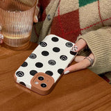 Boogzel Apparel Smiley Dot Print iPhone Case, view 4