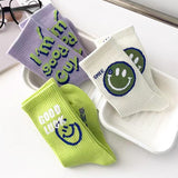 Boogzel Apparel Smiley Face 3 Pack Socks, view 5