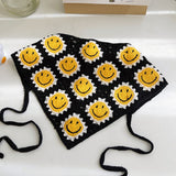 Boogzel Apparel Smiley Face Crochet Bandana, view 5