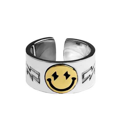 Boogzel Apparel Smiley Face Ring