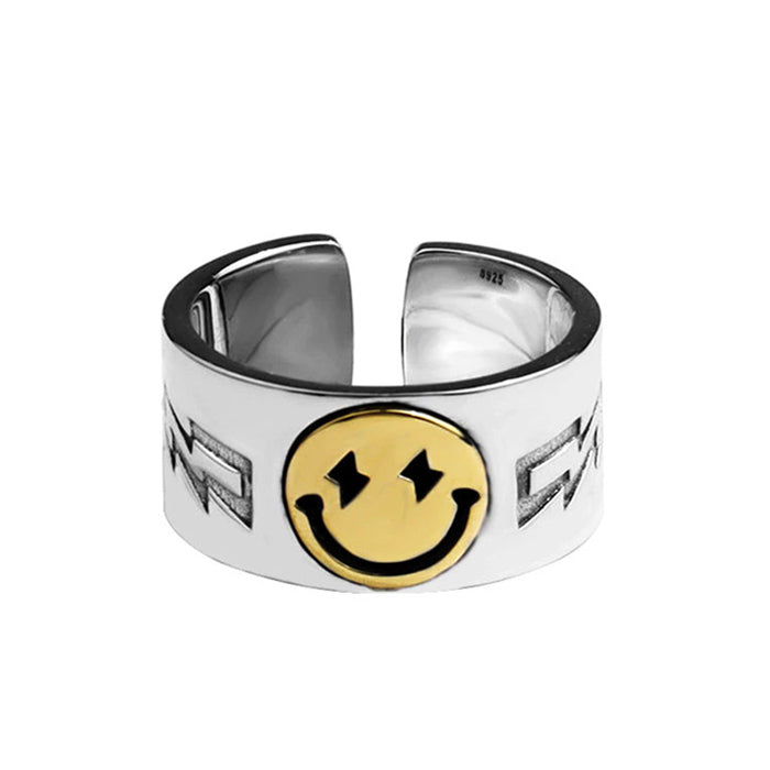 Boogzel Apparel Smiley Face Ring