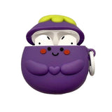 Boogzel Apparel Smiling Eggplant AirPods Case, view 3