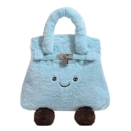 Boogzel Apparel Smiling Face Plush Handbag