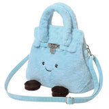 Boogzel Apparel Smiling Face Plush Handbag, view 2