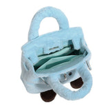 Boogzel Apparel Smiling Face Plush Handbag, view 5