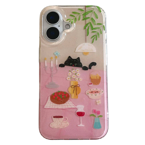 Boogzel Apparel Sneaky Cat Aesthetic iPhone Case