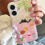 Boogzel Apparel Sneaky Cat Aesthetic iPhone Case, view 3