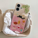 Boogzel Apparel Sneaky Cat Aesthetic iPhone Case, view 4