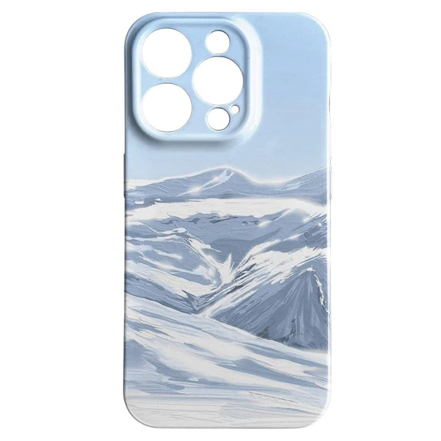 Boogzel Apparel Snowy Mountains iPhone Case