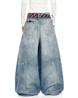 Boogzel Apparel Social Rebel Layered Baggy Jeans, view 4