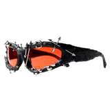 Boogzel Apparel Social Rebel Pierced Sunglasses, view 4