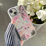 Boogzel Apparel Soft Aesthetic Bunny iPhone Case, view 3