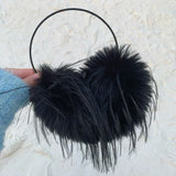 Boogzel Apparel Soft Girl Aesthetic Faux Fur Earmuffs, view 5