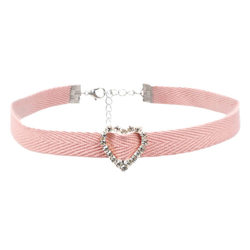 Boogzel Apparel Soft Girl Aesthetic Heart Choker