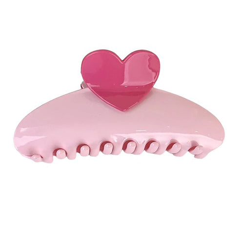 Boogzel Apparel Soft Girl Aesthetic Heart Hair Claw