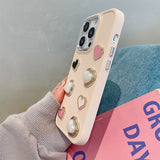 Boogzel Apparel Soft Girl Aesthetic Hearts iPhone Case, view 4