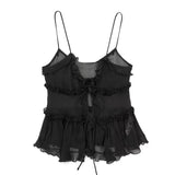 Boogzel Apparel Soft Girl Aesthetic Ruffle Top, view 2