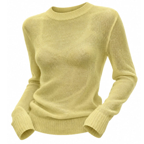 Boogzel Apparel Soft Girl Aesthetic Sheer Knit Sweater