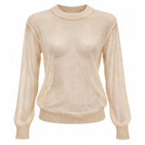 Boogzel Apparel Soft Girl Aesthetic Sheer Knit Sweater, view 2