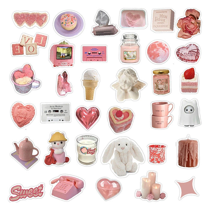 Boogzel Apparel Soft Girl Aesthetic Sticker Pack
