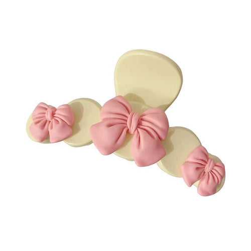 Boogzel Apparel Soft Girl Bow Hair Claw