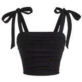 Boogzel Apparel Soft Girl Bow Ties Top, view 4