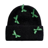 Boogzel Apparel Soft Girl Bows Beanie Hat, view 6