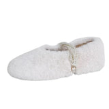 Boogzel Apparel Soft Girl Fluffy Mary Jane Flats, view 2