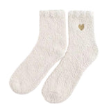 Boogzel Apparel Soft Girl Heart Fuzzy Socks, view 3