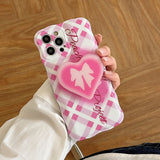 Boogzel Apparel Soft Girl Pink iPhone Case, view 3