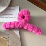 Boogzel Apparel Soft Girl Plush Hair Claw, view 4
