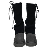 Boogzel Apparel Soft Girl Ribbed Leg Warmers, view 2