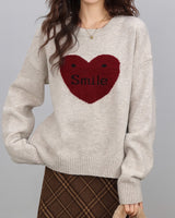 Boogzel Apparel Soft Girl Warm Heart Sweater, view 2