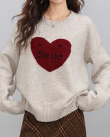 Boogzel Apparel Soft Girl Warm Heart Sweater, view 3