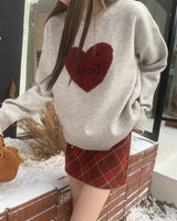 Boogzel Apparel Soft Girl Warm Heart Sweater, view 6
