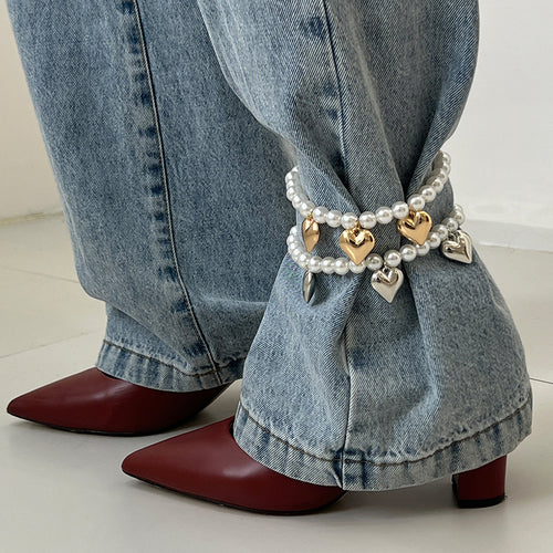 Boogzel Apparel Softie Heart Ankle Bracelets