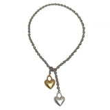 Boogzel Apparel Softie Heart Chain Necklace, view 2