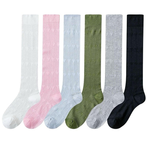 Boogzel Apparel Softie Heart Thin Knee Socks