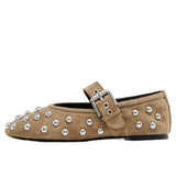 Boogzel Apparel Soho Beaded Mary Jane Ballet Flats, view 3