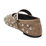 Boogzel Apparel Soho Beaded Mary Jane Ballet Flats, view 4